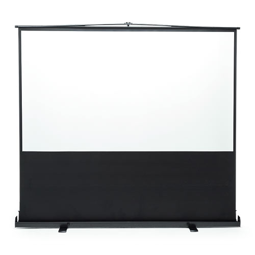 100インチ 自立式プロジェクタースクリーン｜床置き簡単設置・4K対応