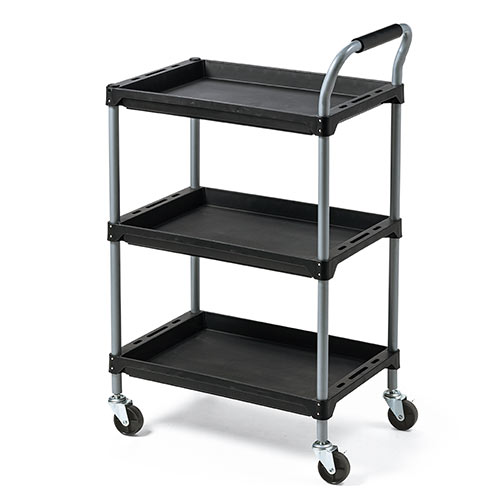 ツールワゴン 3段（カート・キャスター・台車・棚・プラスチック・軽量