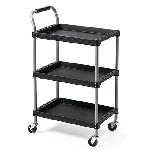 ツールワゴン 3段（カート・キャスター・台車・棚・プラスチック・軽量