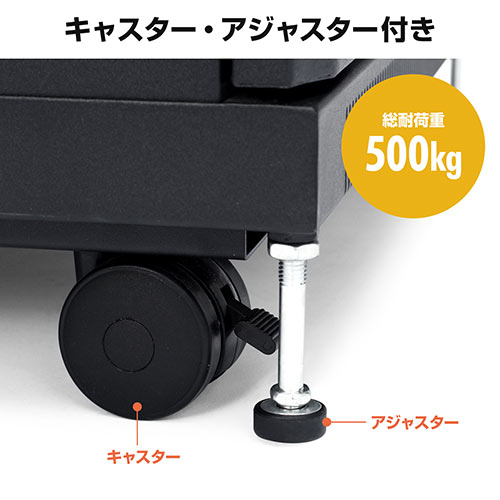 サーバーラック｜19インチマウント・24U・ハーフ・メッシュ扉対応