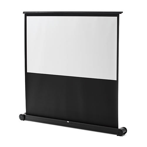 80インチ自立式スクリーン｜16:9・4K対応・持ち運び可【PRS014】