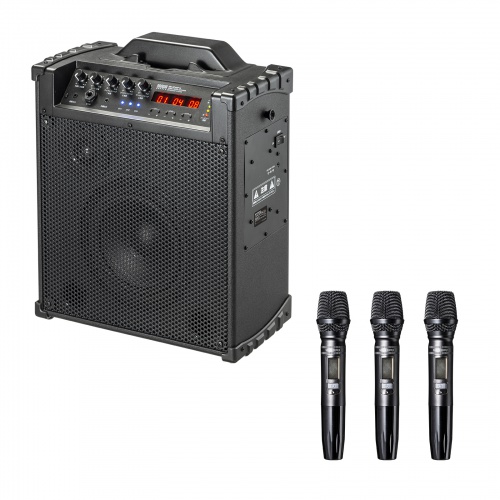 拡声器（マイクスピーカー・ワイヤレスマイク・選挙・60W・AC電源