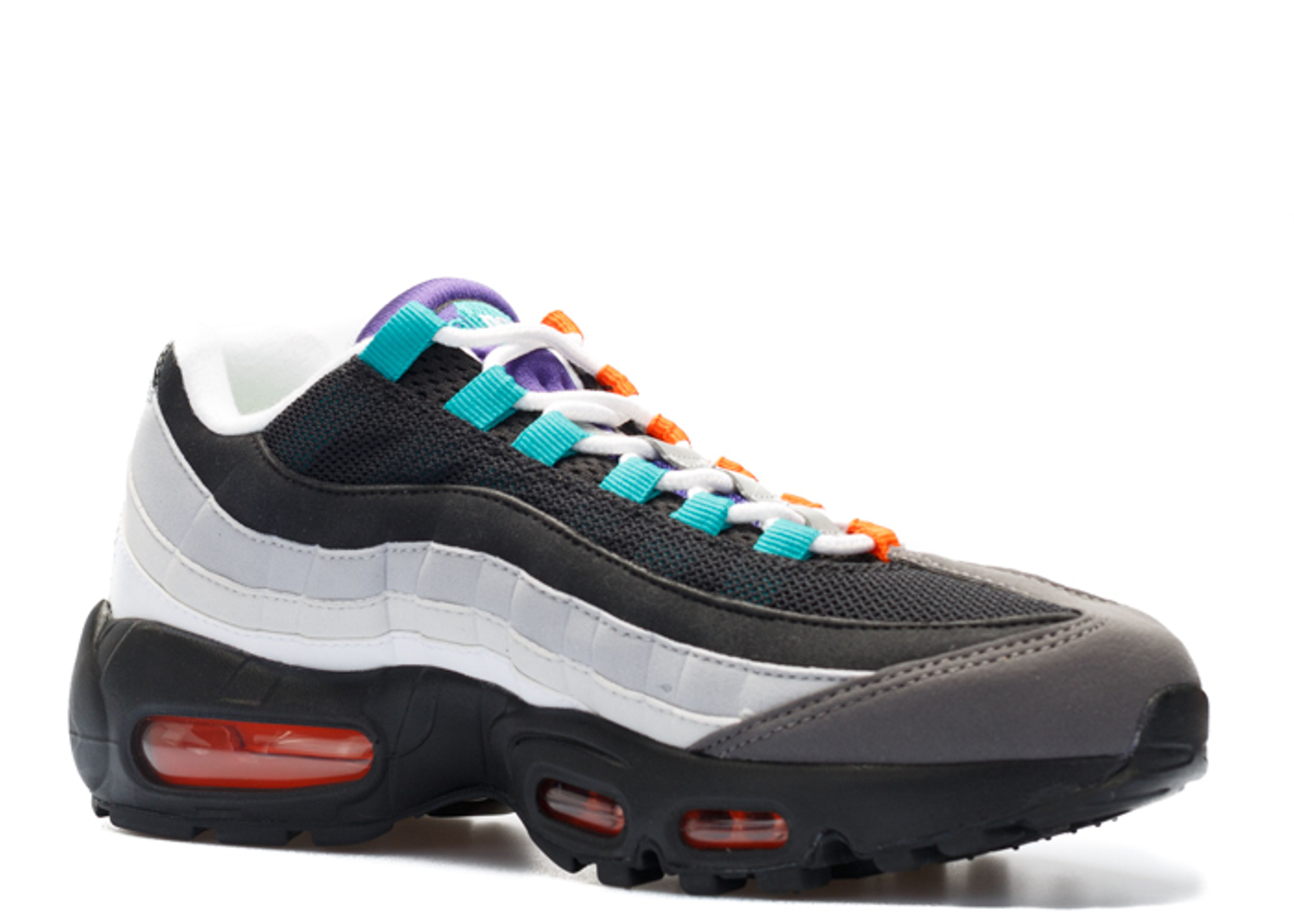Air Max 95 OG QS GS 'Greedy' - Nike - 810375 078 - black/volt