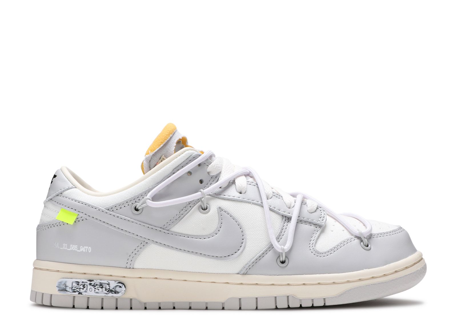 Off White X Dunk Low 'Lot 08 Of 50' - Nike - DM1602 106 - sail