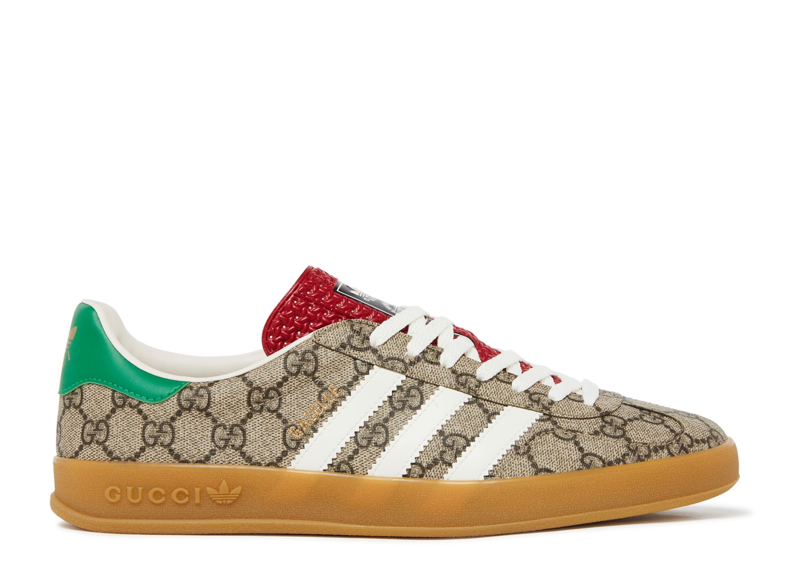 Gucci X Gazelle 'Beige GG Monogram' - Adidas - IE2262 - beige tone