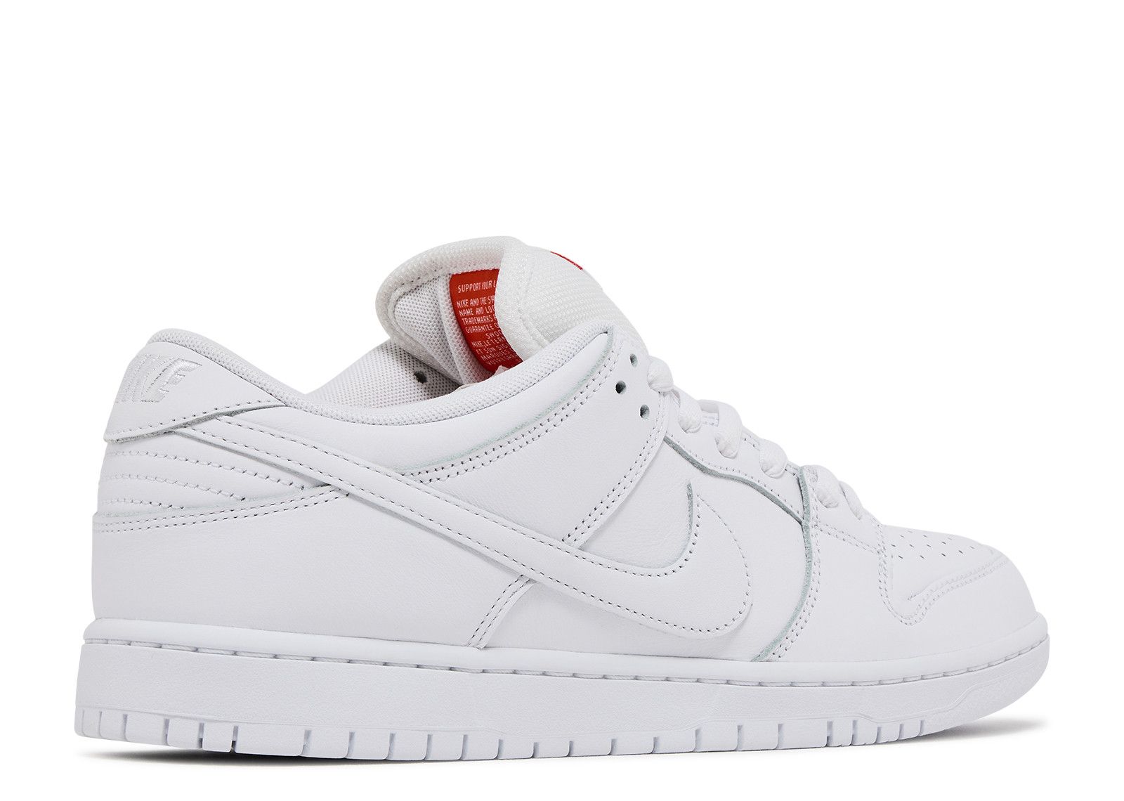 Men's Dunk Low Pro SB 'Triple White' - Nike - FJ1674 100 - white