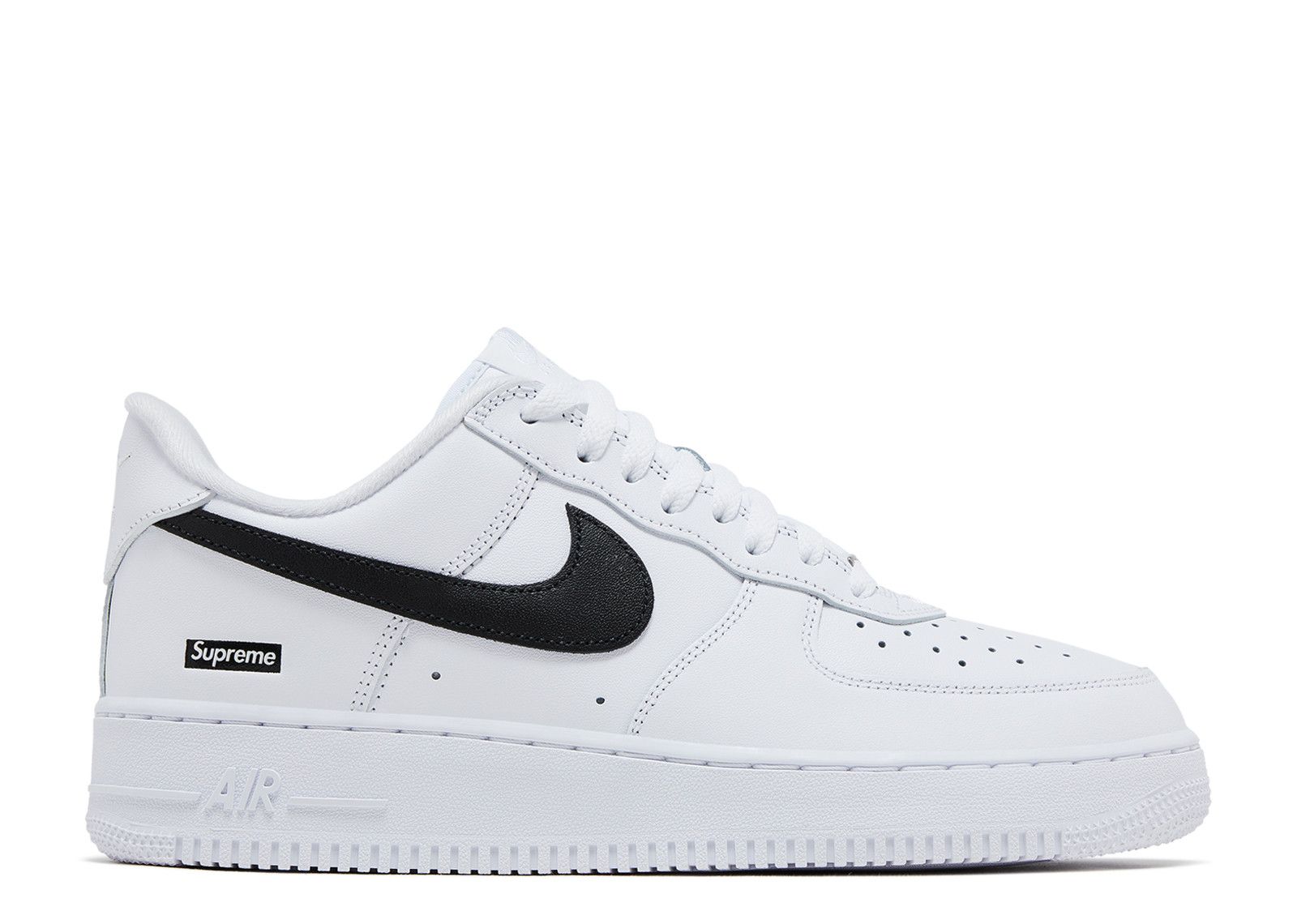 Supreme X Air Force 1 Low 'Box Logo White Black' - Nike - CU9225