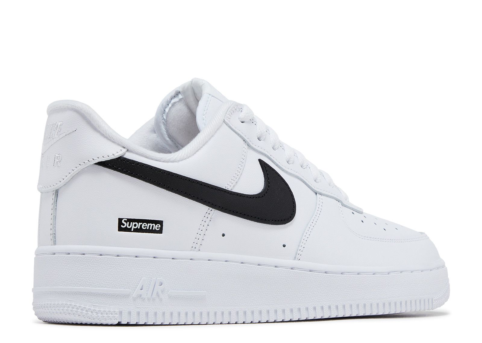 Supreme X Air Force 1 Low 'Box Logo White Black' - Nike - CU9225
