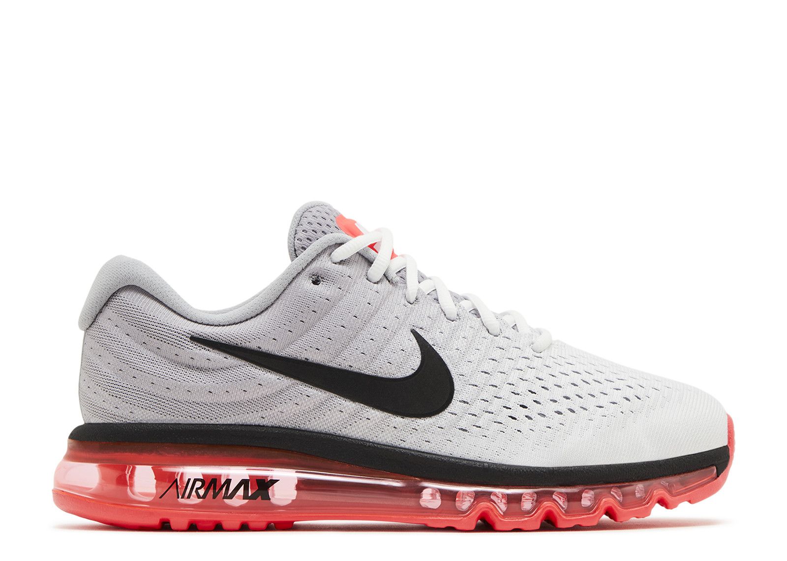 Air Max 2017 'Wolf Grey Hot Punch' - Nike - 849559 106 - white