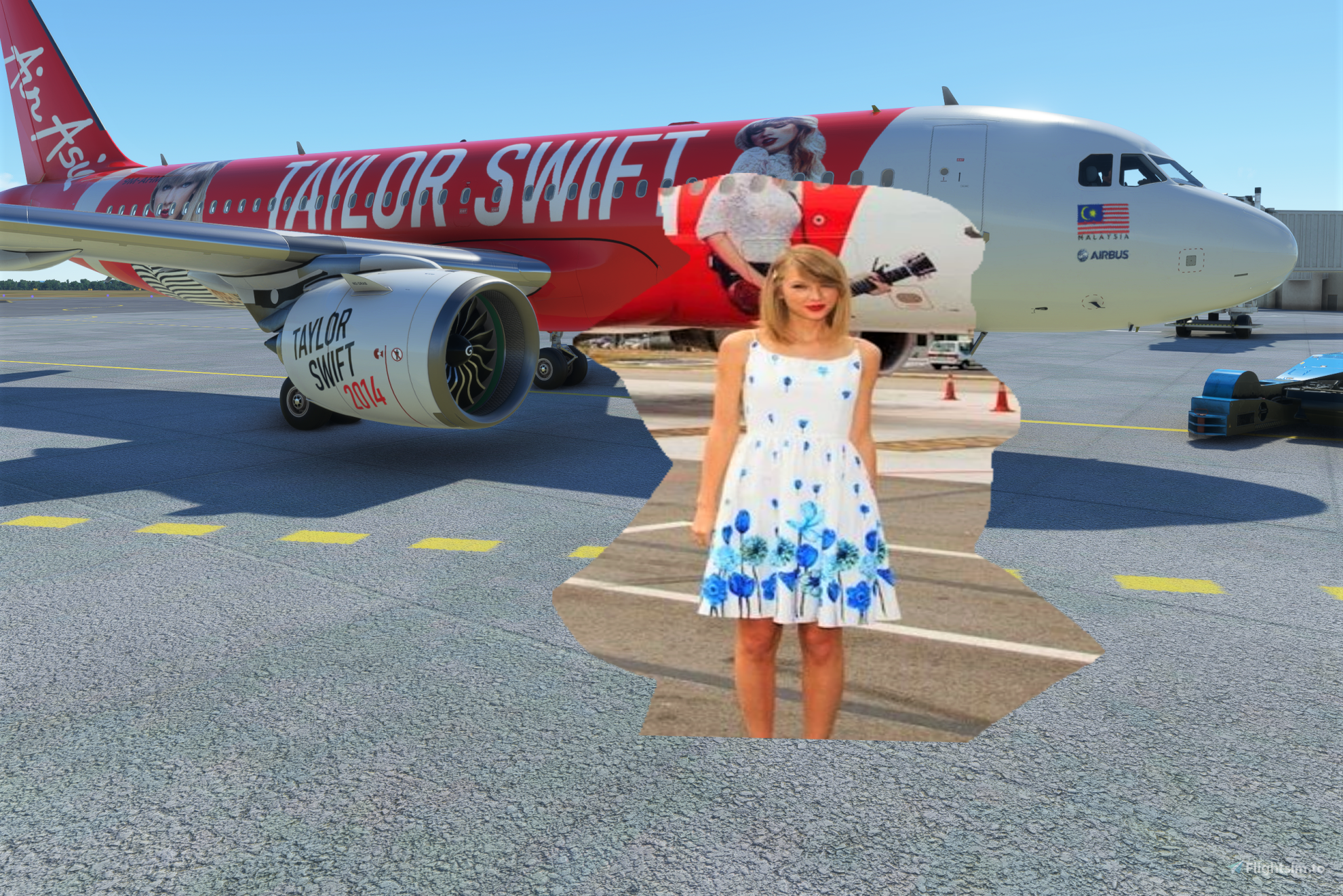 Airbus A320 Air Asia 'Red' (The Swiftbus) - Aircraft Liveries