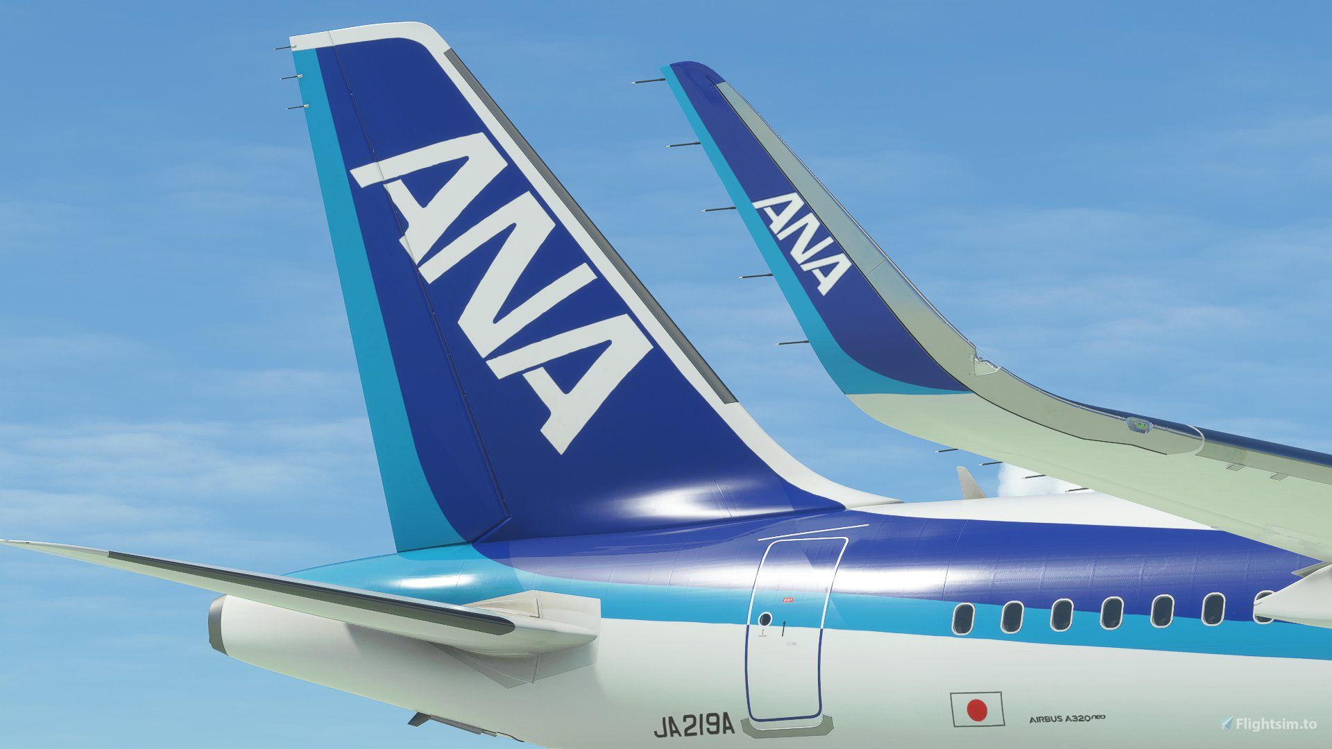 A32NX] FBW A320neo ANA All Nippon Airways JA219A(4K) - Sharklets