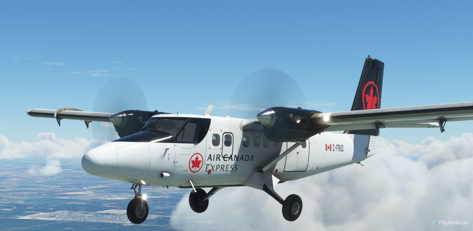 Air Canada Express - DHC-6-300 Twin Otter (Wheels Pax) for