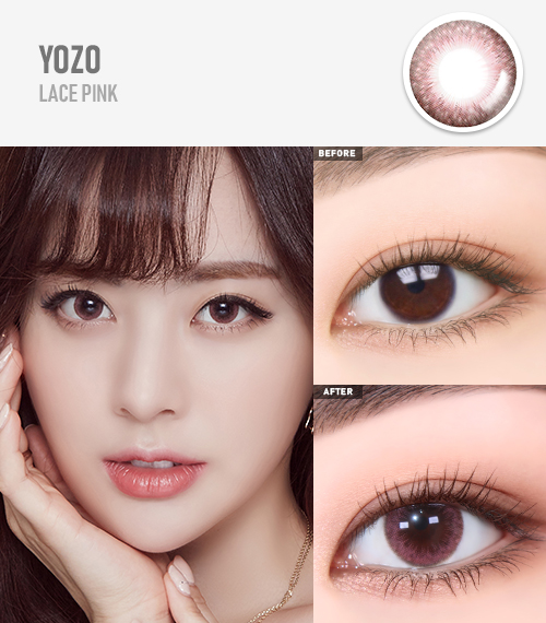 ヨゾレースピンク (Yozo Lace Pink) | カラコンぴあ