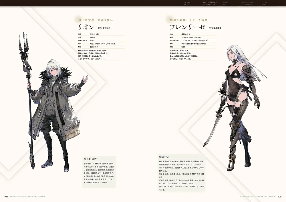 NieR Re[in]carnation 公式資料集 -『檻』と祈りの物語-」電撃ゲーム