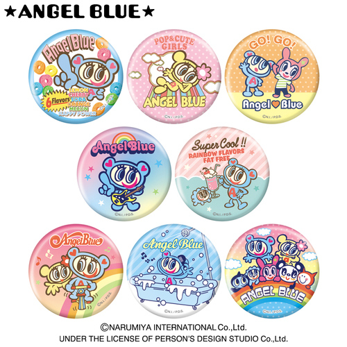 クラックス エンジェルブルー（Angel Blue） トレーディング缶バッジ