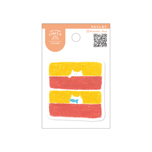 フロンティア クリエイターズサーカス ステッカー みつけた｜【ハンズ