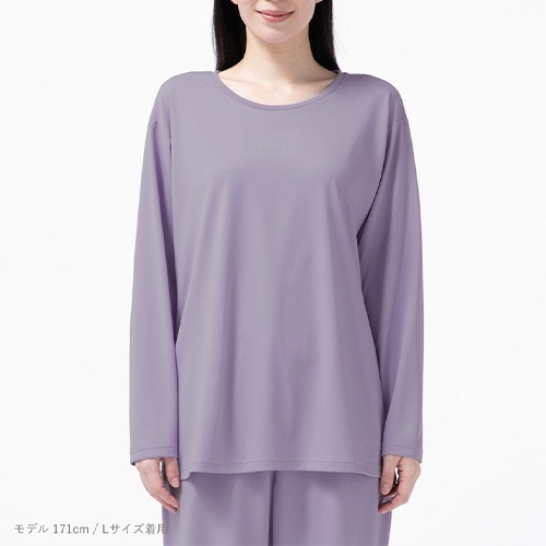 テンシャル（TENTIAL） BAKUNE Dry Women's 長袖Tシャツ ラベンダー