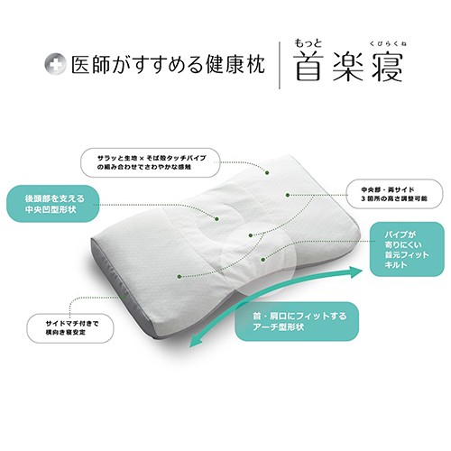 医師がすすめる健康枕 もっと首楽寝 低め 【店頭のみ商品】｜【ハンズ