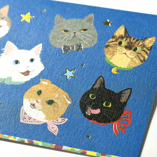 G.C.PRESS ミニカード 多目的 NEKO 011－77｜【ハンズネットストア】