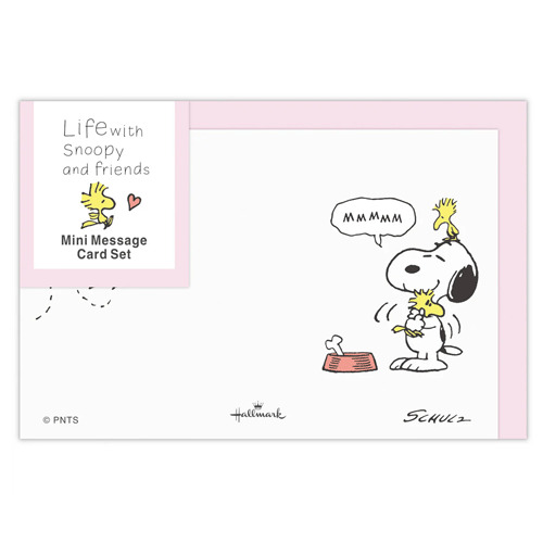 ホールマーク（Hallmark） ミニメッセージカードセット スヌーピー