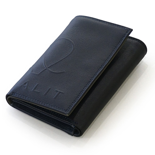 マイウォリット（mywalit） コンベックス ジップ付スリム三つ折