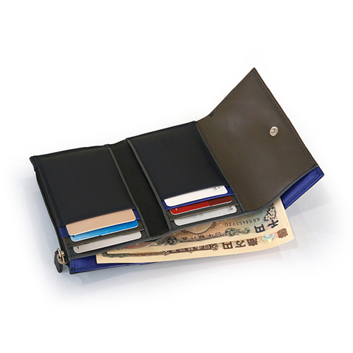 マイウォリット（mywalit） コンベックス ジップ付スリム三つ折