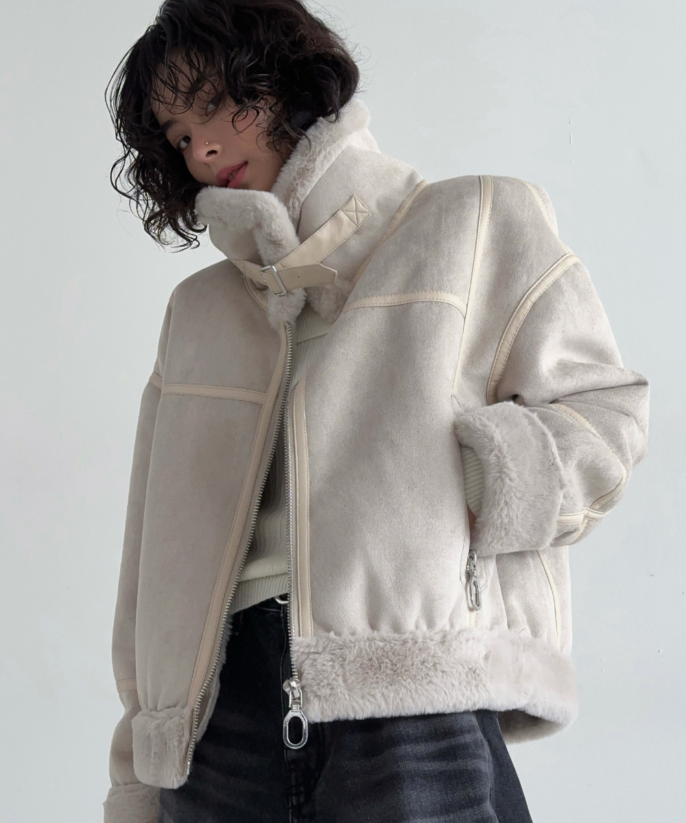 MUSINSA公式 | THE GREEN LAB フェイクファー ハイネック ムートン