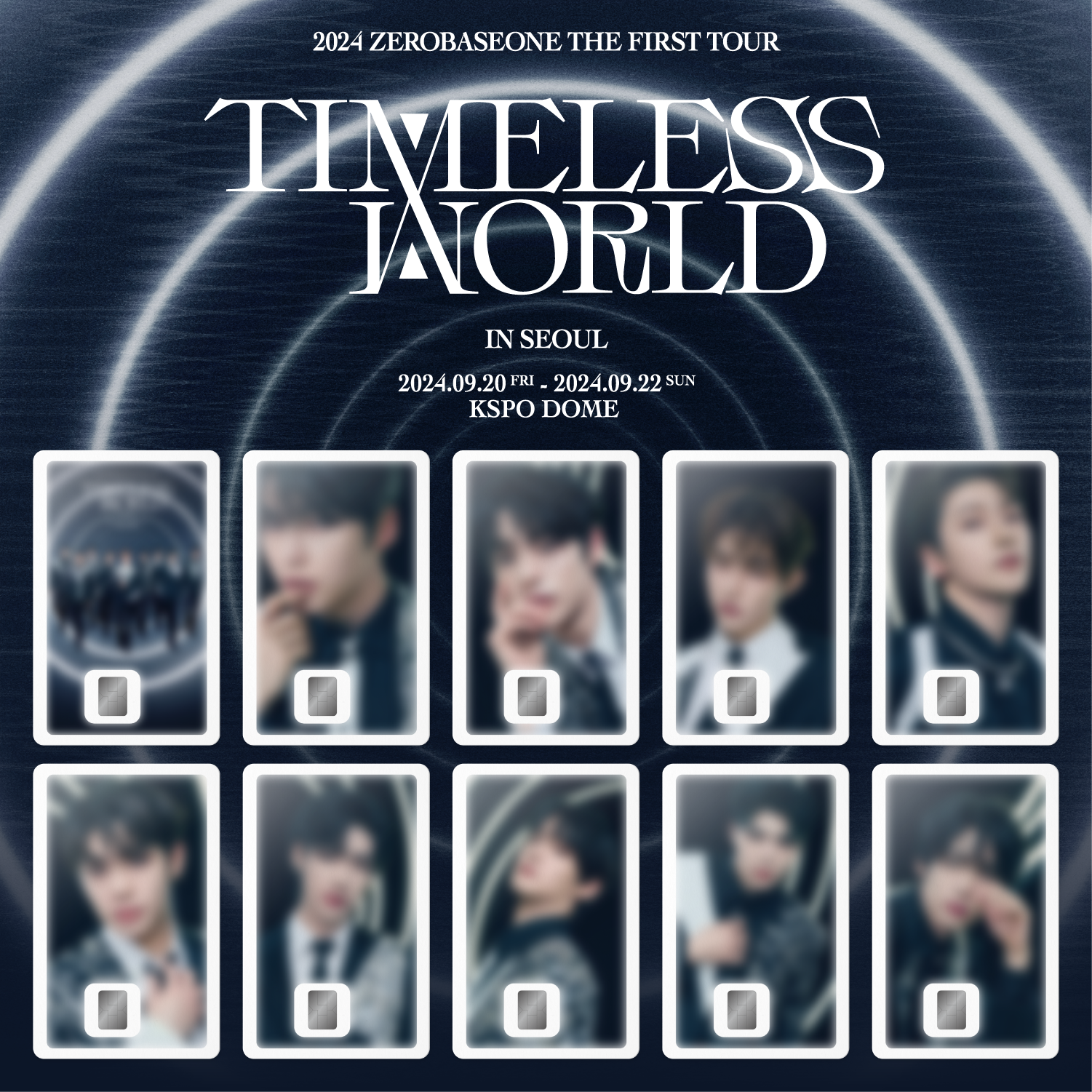 ZB1 トレカ　9種　×4 愛知　TIMELESS WORLD グッズ(音楽)】カード ZB1[TIMELESS WORLD] OFFICIAL MD