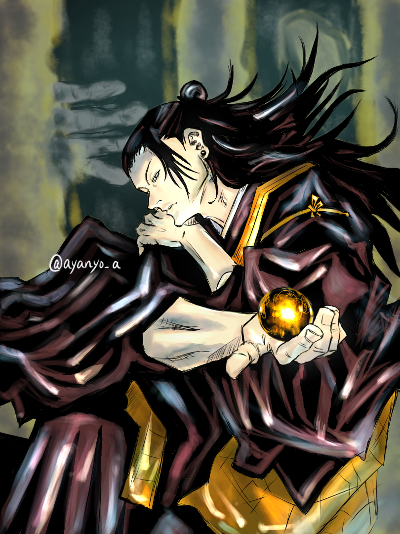 呪術廻戦9巻表紙絵模写 - ibisPaint