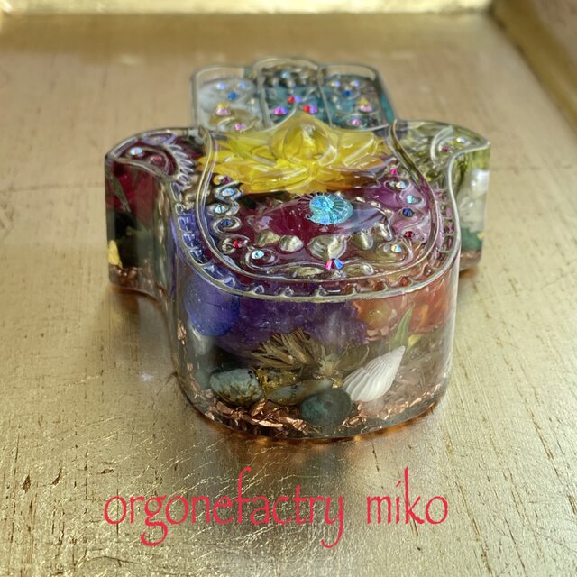 ☆ガネーシャ様入り神の手ハムサ Aタイプ 幸運 総合 万能 お守り