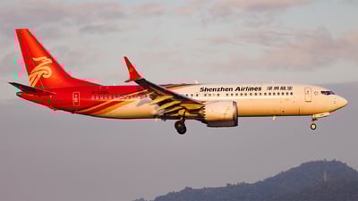 B-225K | Boeing 737-8 MAX | Shenzhen Airlines | DreamLiner JM