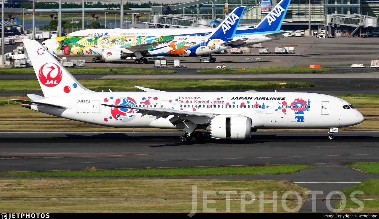 JA823J | Boeing 787-8 Dreamliner | Japan Airlines (JAL) | wengenpc