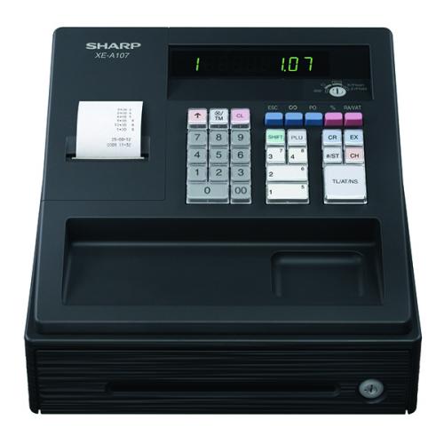 Sharp XE-A107 Cash Register Black XEA107BK | SHA107B | Cash Registers