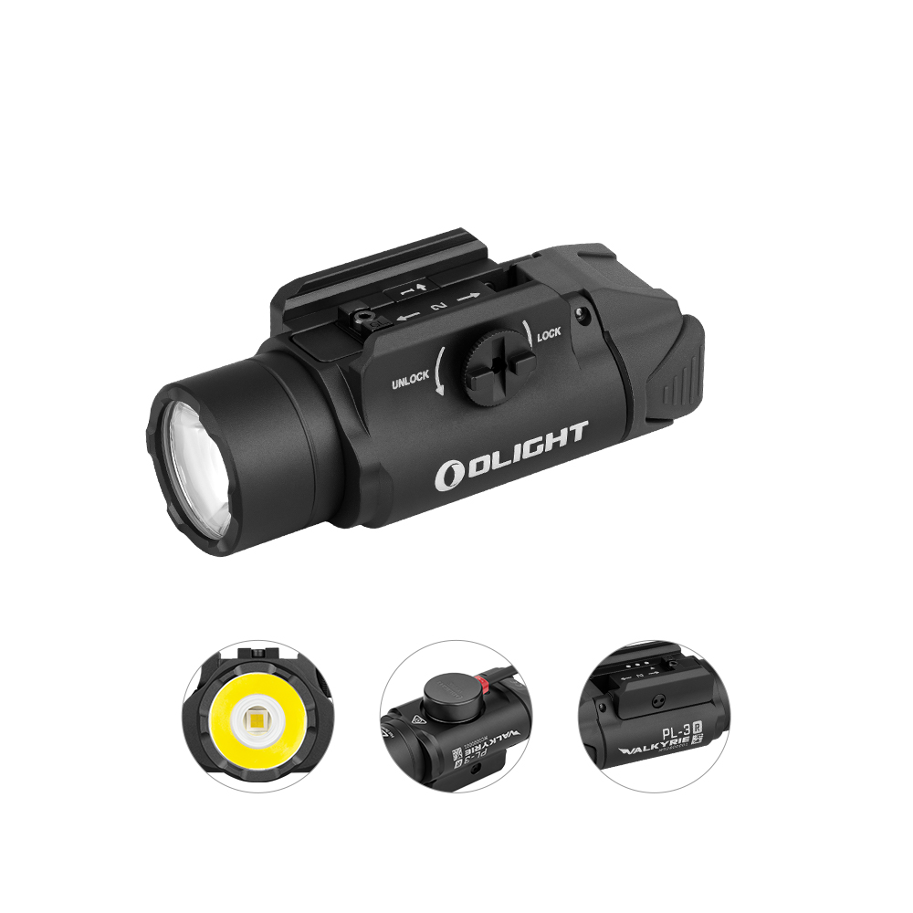 PL 3R Valkyrie タクティカルライト 1500ルーメン高輝度 メモリー搭載
