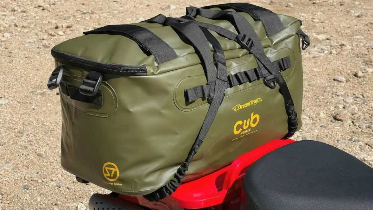 This Waterproof Bag Converts To A Backpack For Your Honda Trail 125