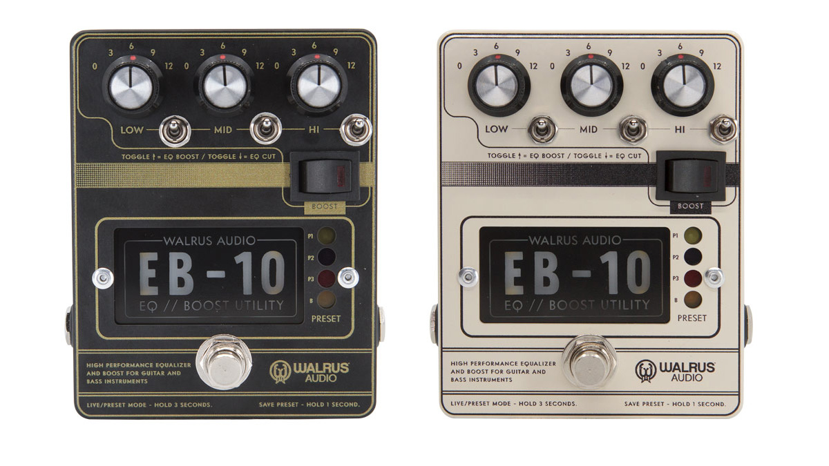 Walrus Audio launches the EB-10 preamp, EQ and boost pedal
