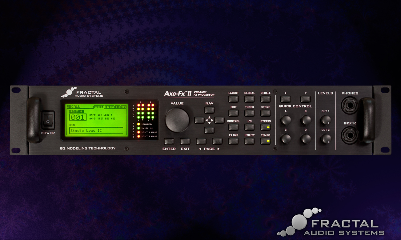 Demo Video: Fractal Audio Axe FX 2 Amp Modeler/Effects Processor