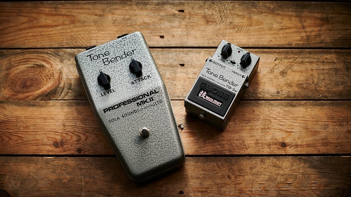The Tone Bender Mk II fuzz pedal is back as the Waza Craft TB-2W