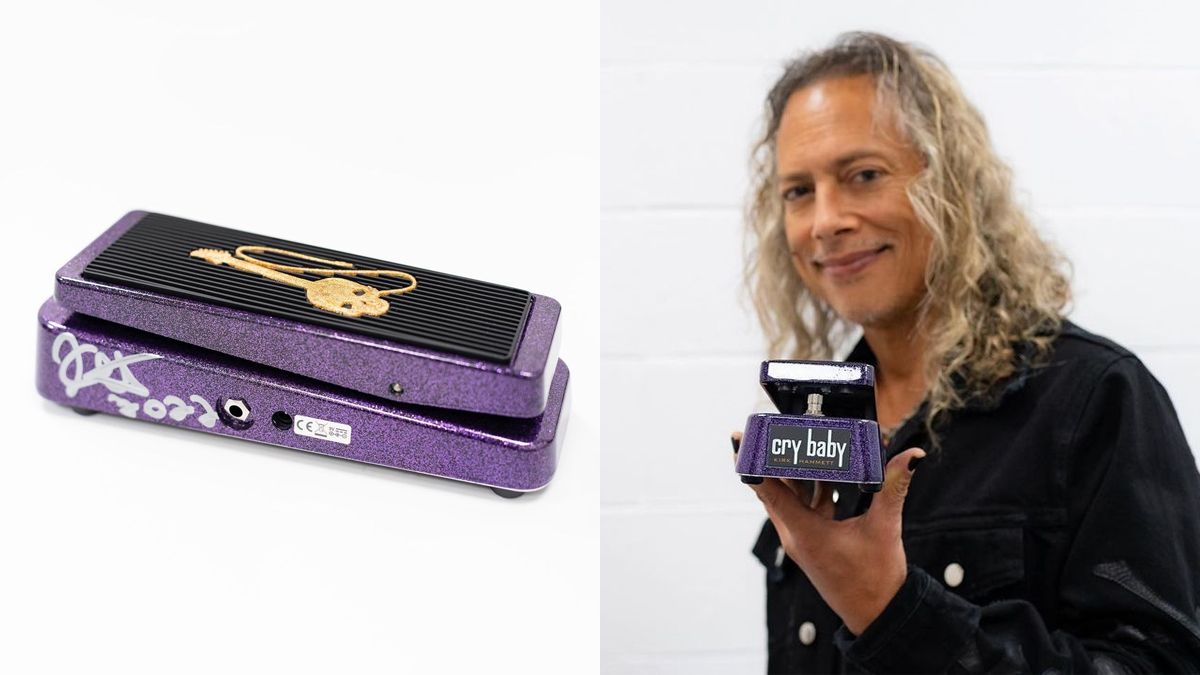 Kirk Hammett confirms his second signature Dunlop Cry Baby Wah is