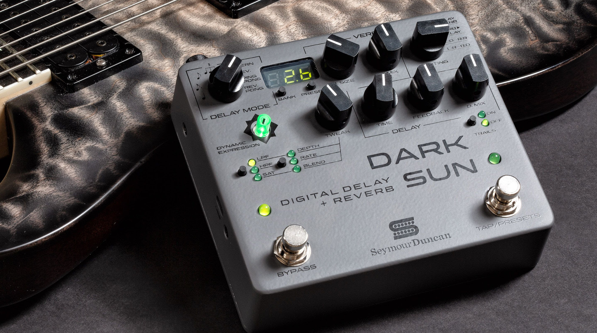 Seymour Duncan Unveils New Mark Holcomb Dark Sun Delay/Reverb