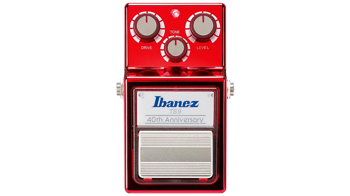 Ibanez treats the TS9 Tube Screamer to a Ruby Red colorway to