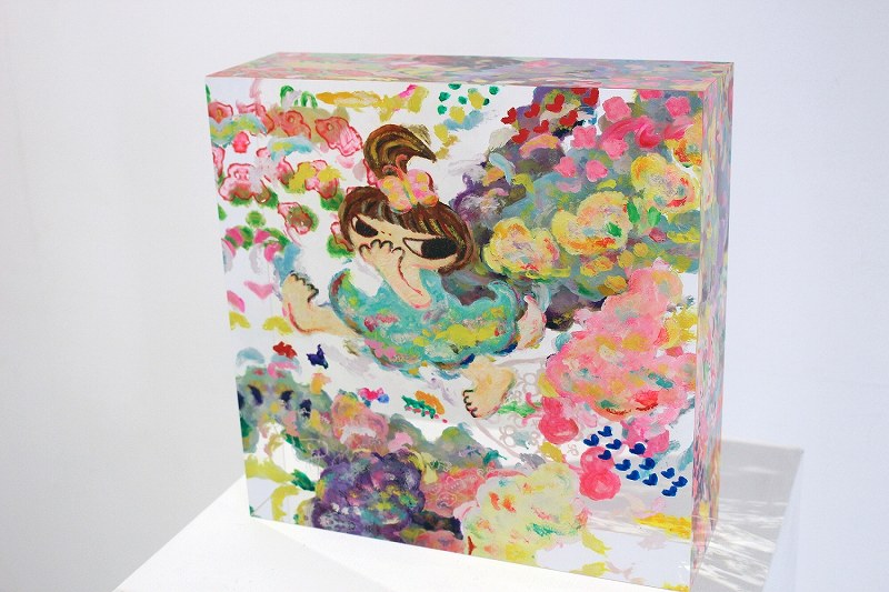 個展：アクリルの立体絵画 ロッカクアヤコさん日本初公開 [写真特集13