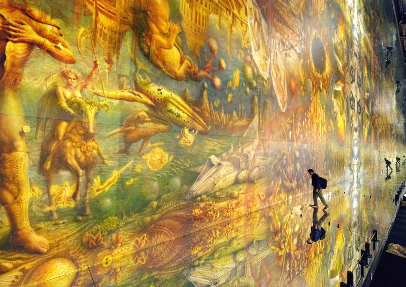 24色のペン：世界最大の絵がサラブレッドの町にあるナゾ＝貝塚太一