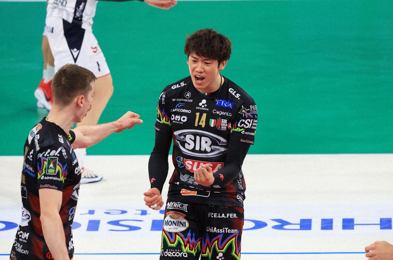 月刊バレー・セリエA：シーズン前半、CLいまだ無敗 石川祐希の