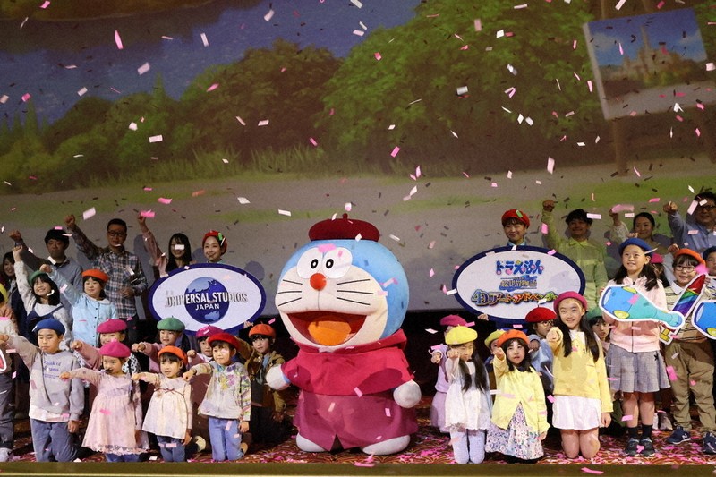 USJ 絵画の中へ大冒険！ ドラえもん 4Dアトラクション ／大阪 | 毎日新聞