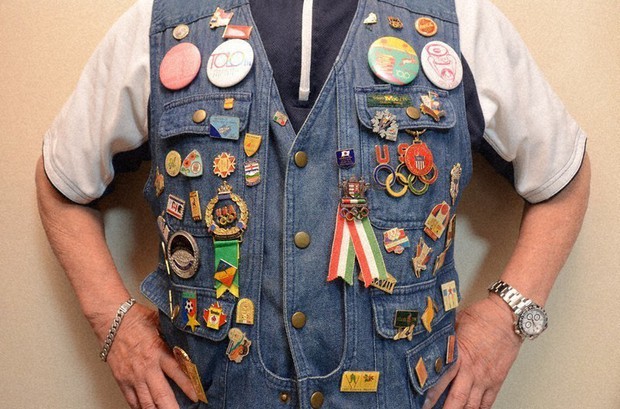 Olympic pin badge trader in Japan disappointed as overseas fans