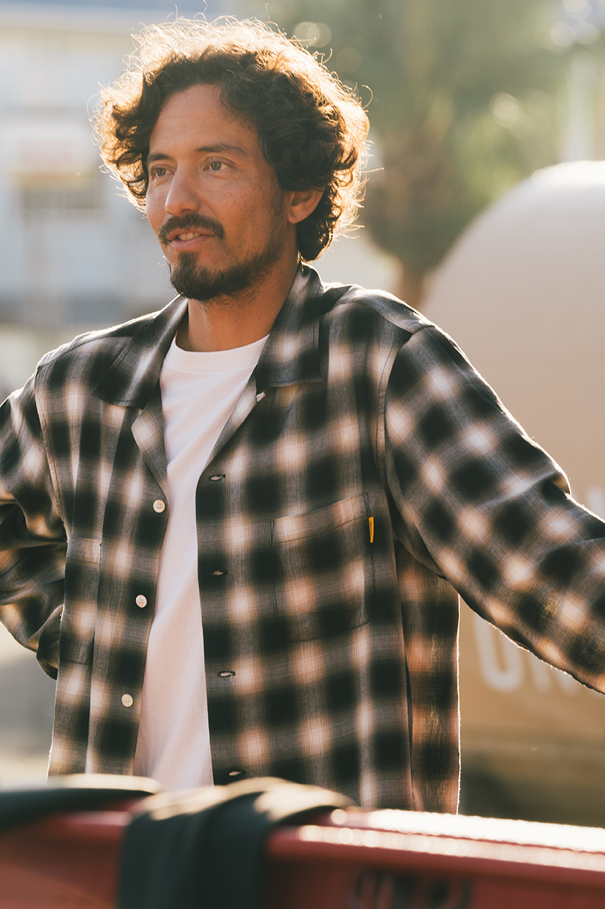 春にぴったり。Standard Californiaのオンブレチェックシャツ