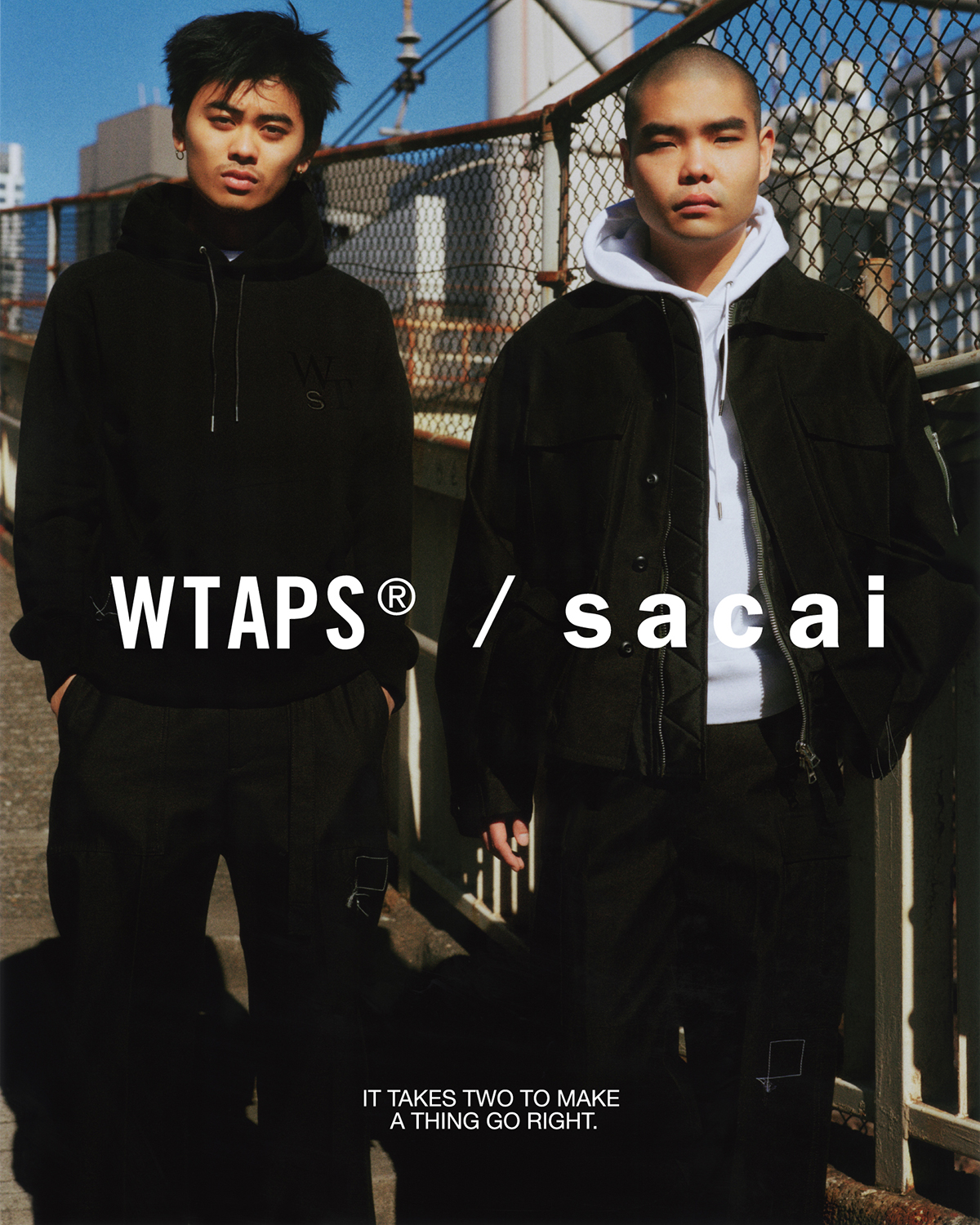 sacai / WTAPSの第2弾が2月7日に発売