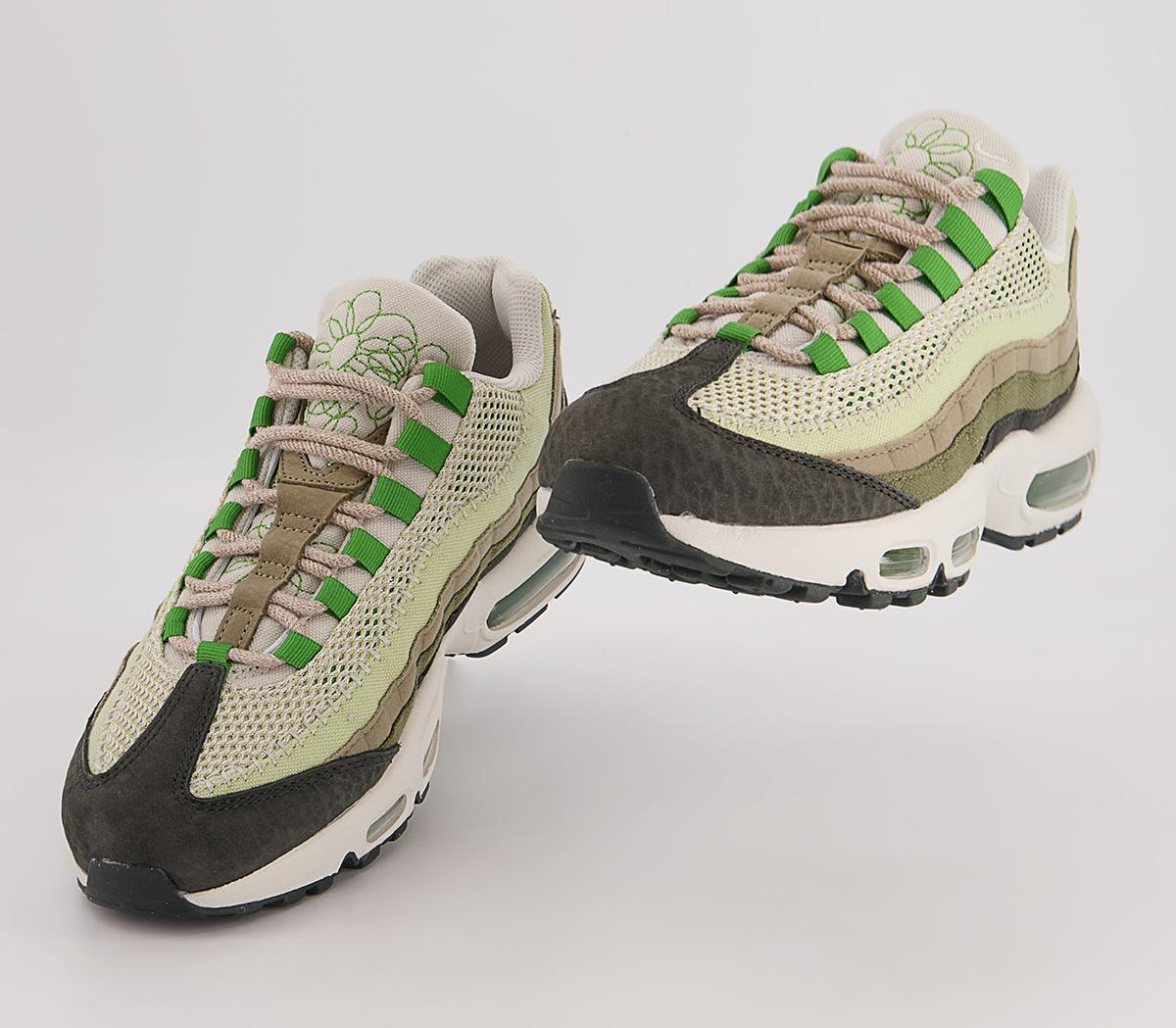 Nike Air Max 95 Trainers Night Forest Chlorophyll Med Olive Matte