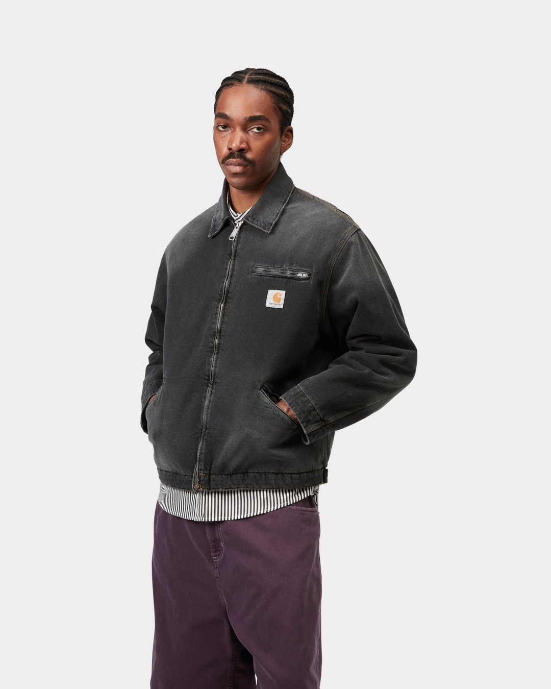Carhartt WIP OG Detroit Jacket, Black | Loja online oficial